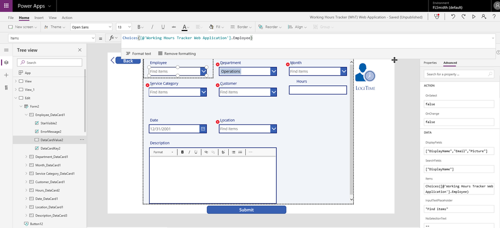 2019-12-29 12_15_59-Working Hours Tracker (WhT) Web Application - Saved (Unpublished) - Power Apps -.png