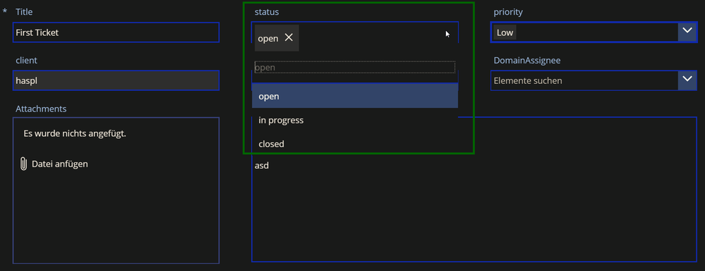 Form Dropdown Menu Bugged