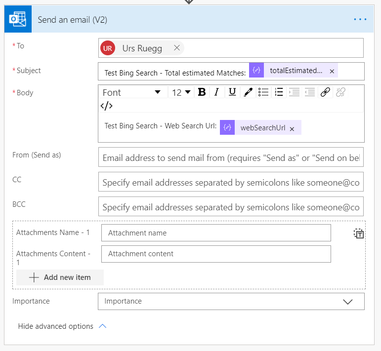 Bing Web Search API with Power Automate Part 2 - Send an email.PNG