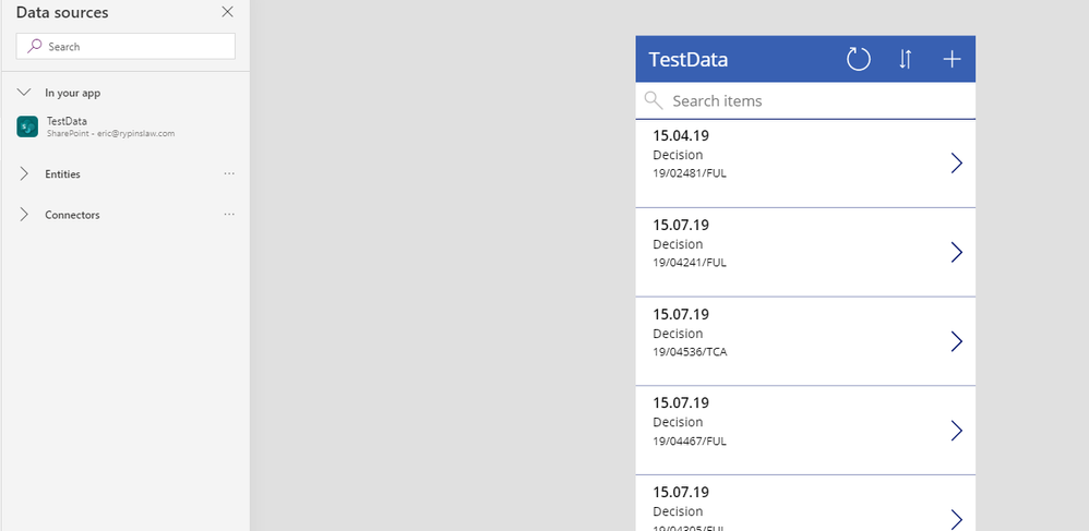 One drive excel file from SharePoint export