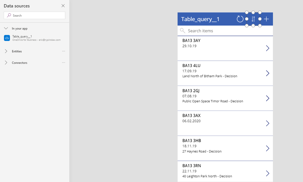 SharePoint file from original Excel export