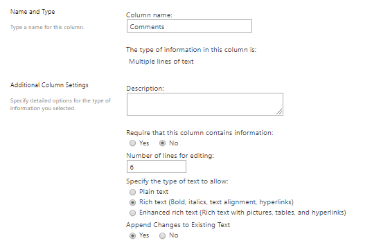 Sharepoint Comment field.PNG