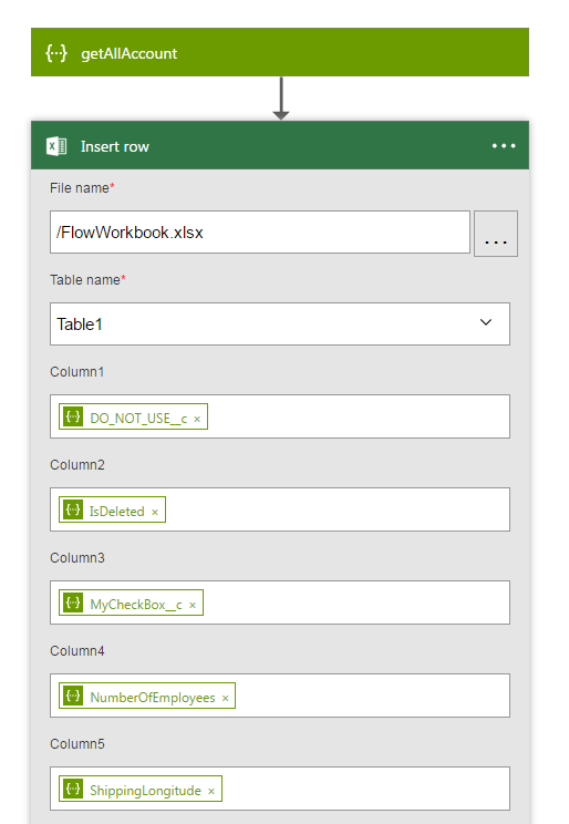 Excel - Insert row