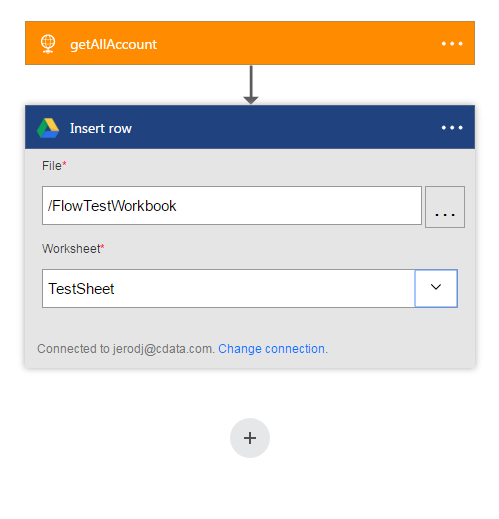 Google Drive - Insert row