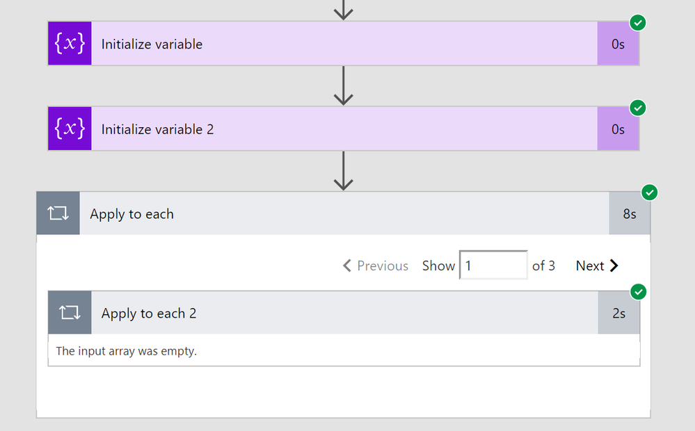 Flow execution