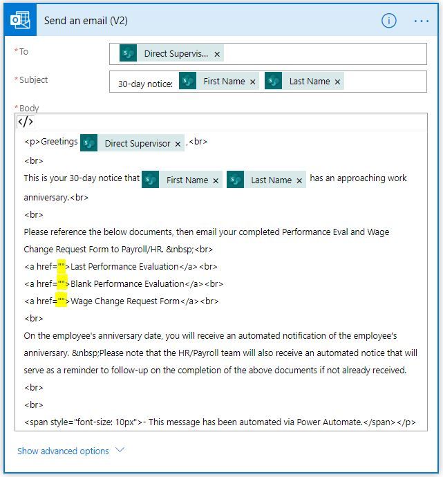 Employee Performance Flow - Send an Email code detail.JPG