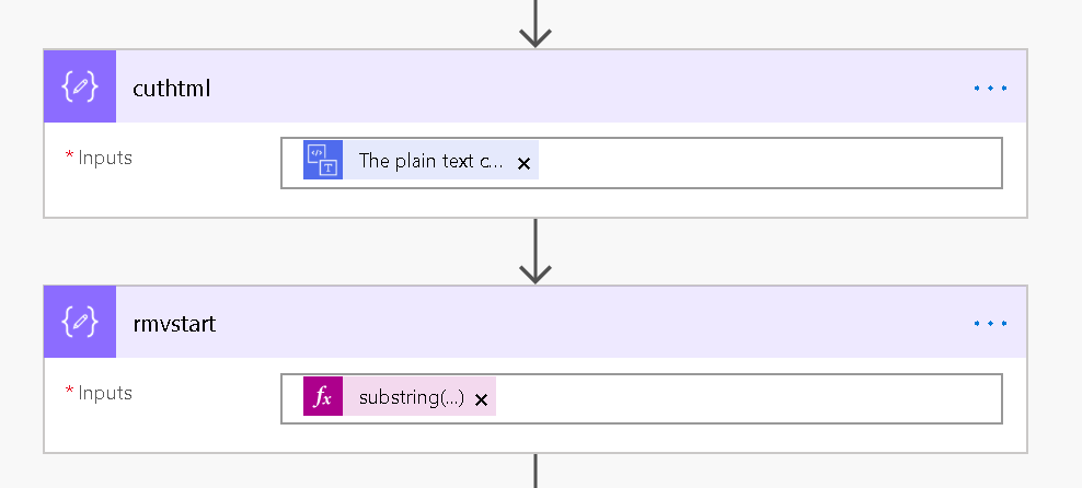 substring(outputs('cuthtml'),6,sub(length(outputs('cuthtml')),6))