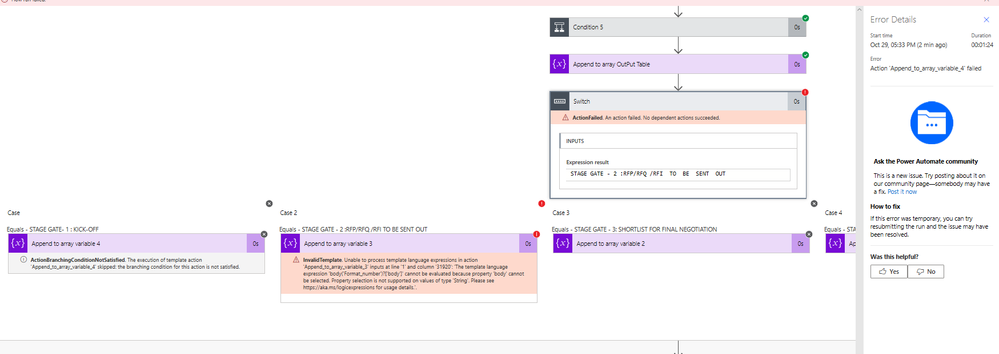 Append to Array variable2