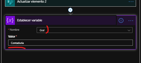 at the end of each branch the variable changes to next state (it's the same because i copy and paste it)