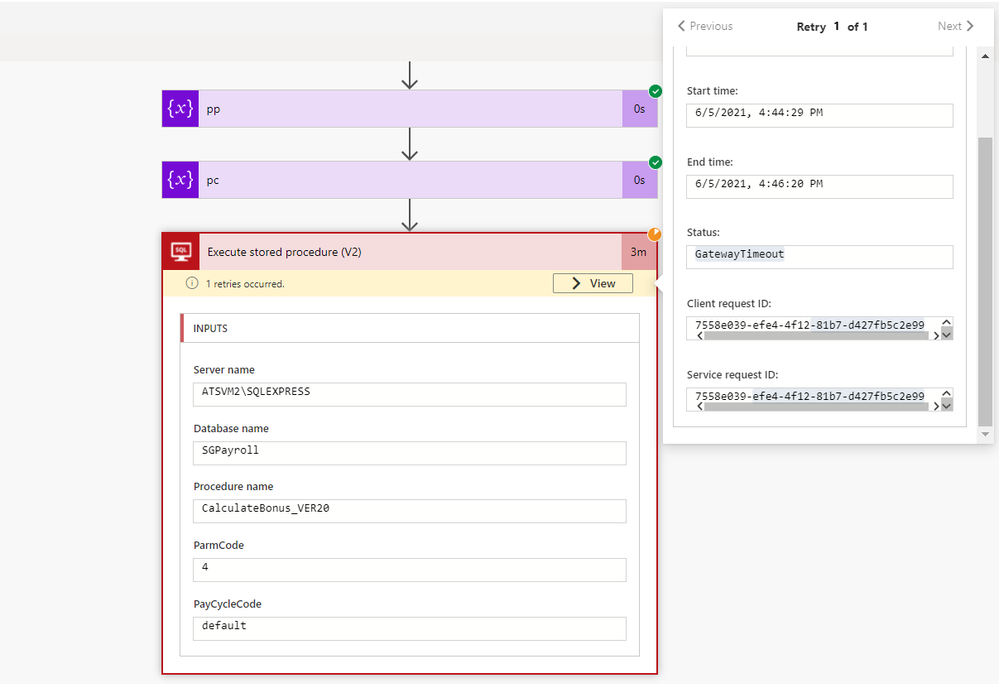 3- keep running until I restart SQL service