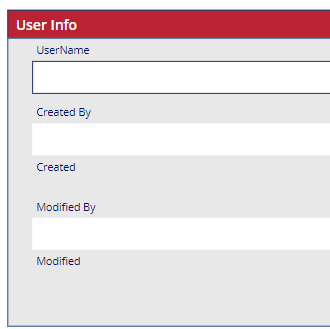 Created and Modified show no visible DataCardValue