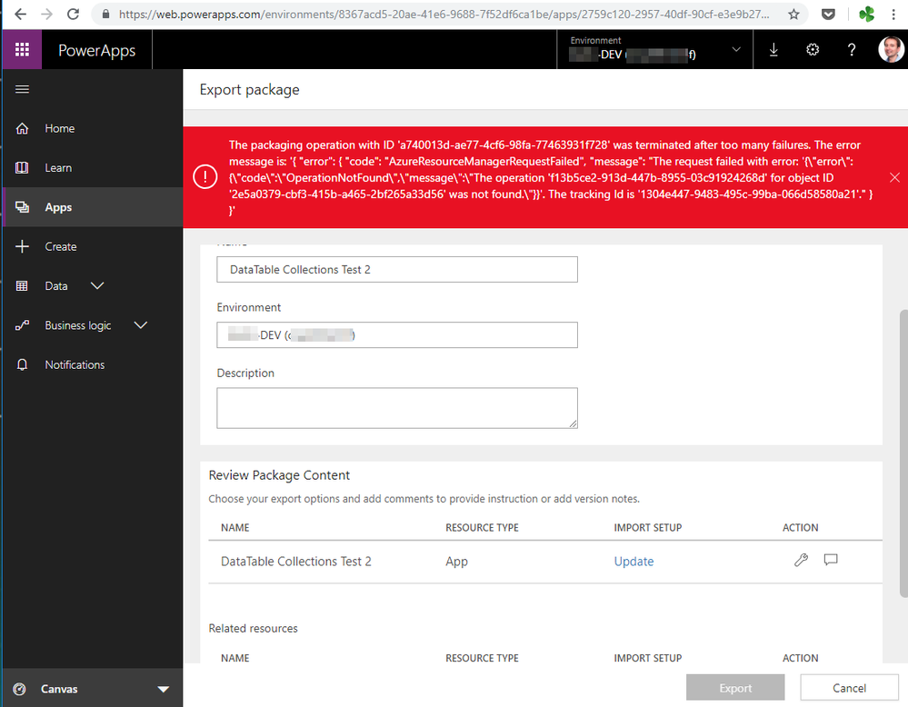 PowerApps export error.png