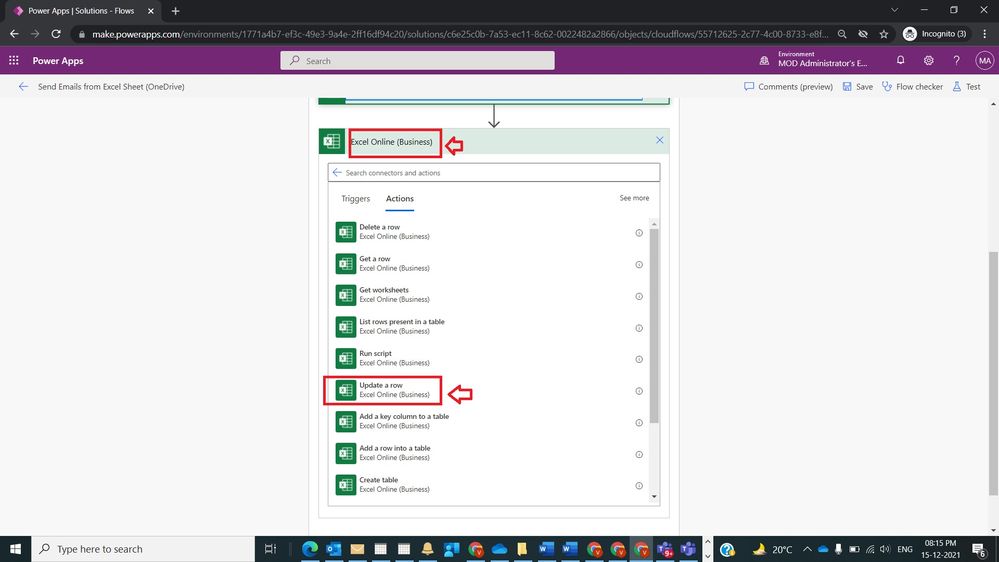 Add A row into an Excel Table Onedrive in Power Automate Figure 6.jpg