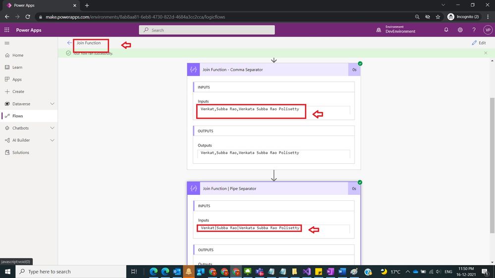 Usage of Join Function in Power Automate Figure 6.jpg