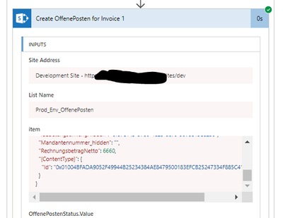 BUT during creation of send element from second body(get_items) value, the variable shows 6660, which is the variable from the first run.