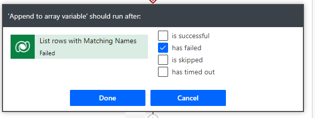 2. Configure run after for append variable.PNG