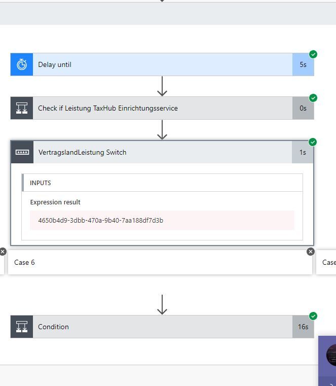 Switch: takes the value from a column from the get_item (in apply_to_each), checks it and based on the value assigns a number or value from get_item to the variable.