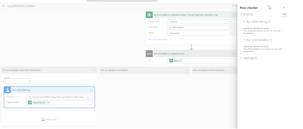 calling flow  error