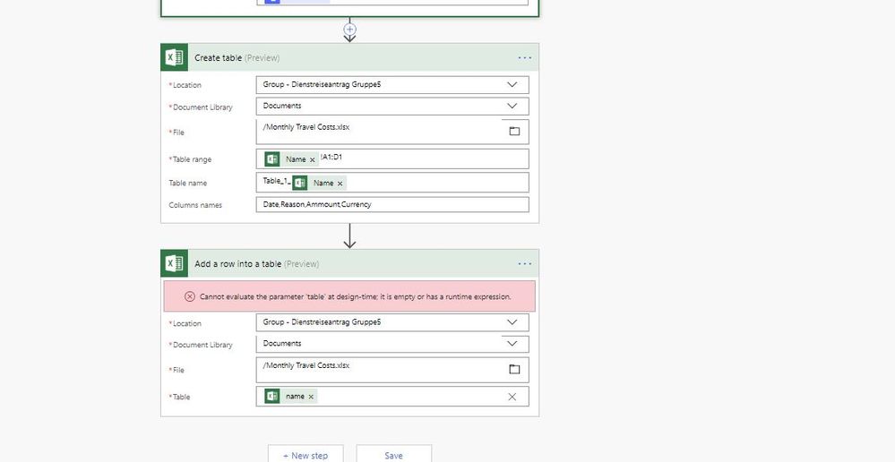 Entering data in the worksheet