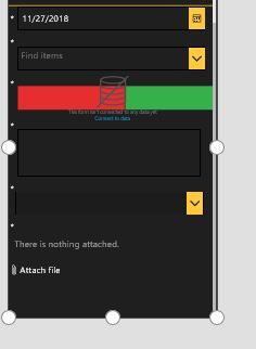 Form showing data source not connected