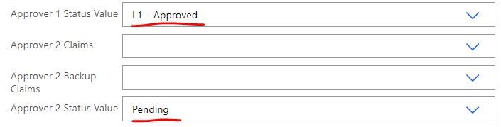 Post L1 approval , updated item in power automate flow