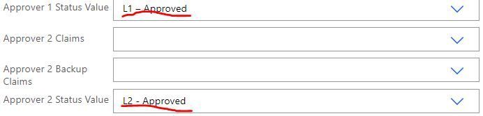 Post L2 approval , updated item in power automate flow