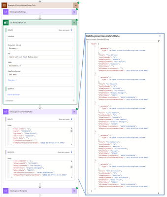 Example 2 Results Generate SPData