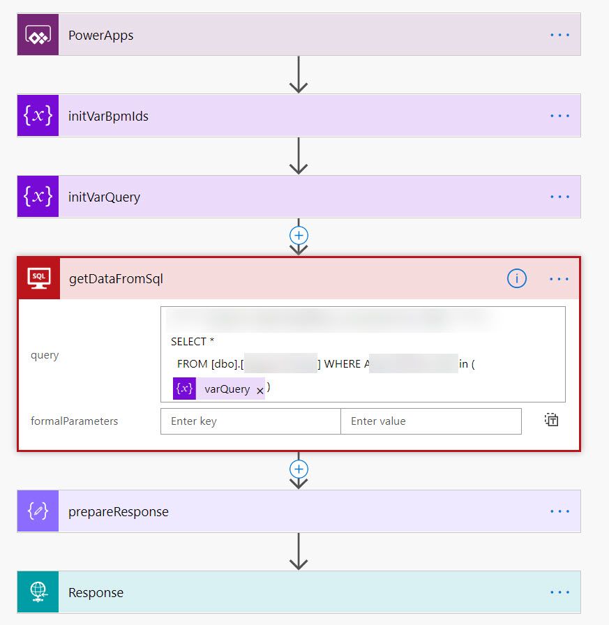 Issue SQL queries from Flow