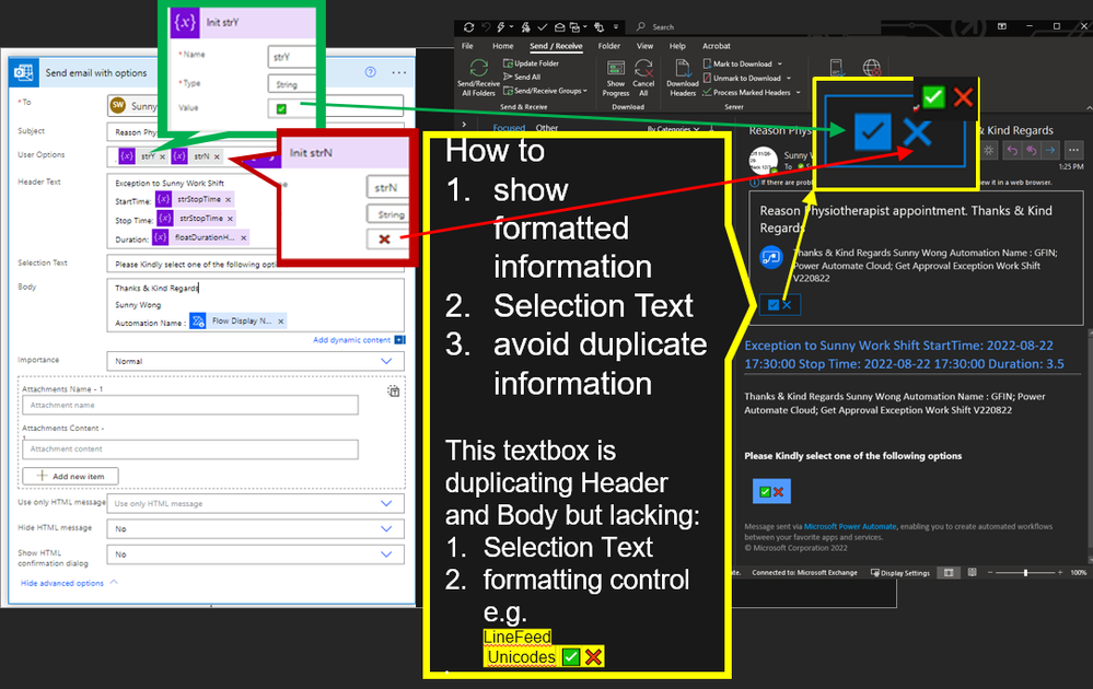 220822 PA.eMail with option.How to have formatting and avoid duplicate information.png