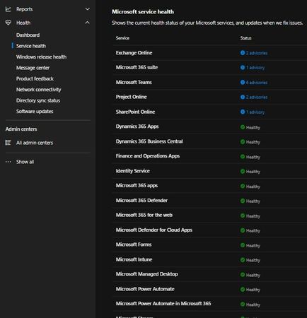 Microsoft service health.JPG