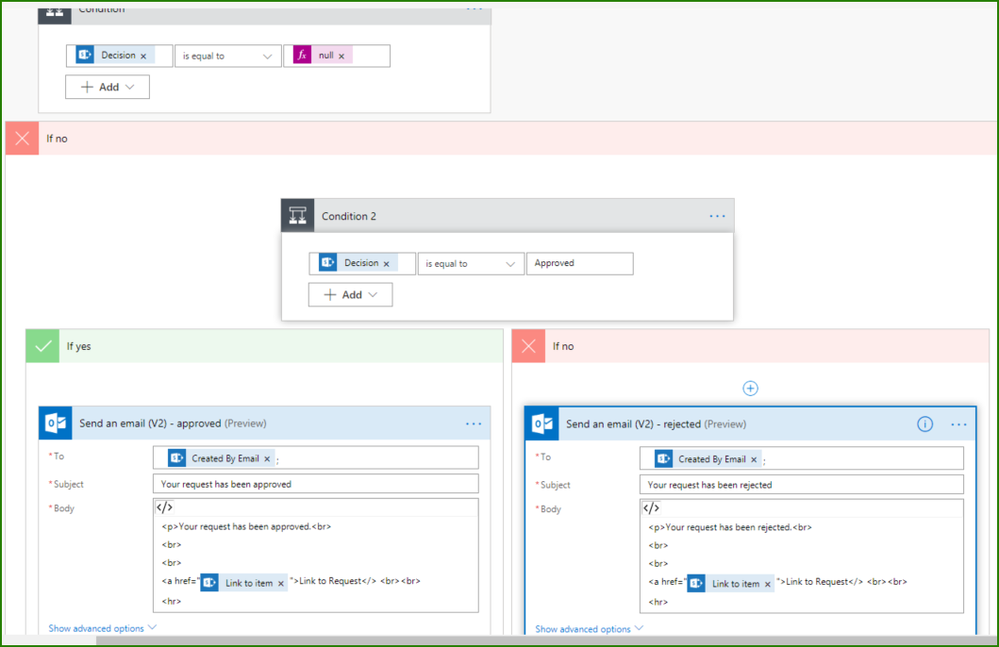 5-Flow - Send Approved or Rejected emails