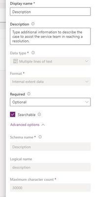 New Changes to Create Case Flow - Description Field Changes in makepowerapps.JPG