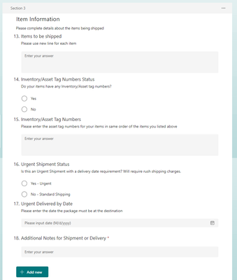 Form Section 3