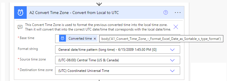 Convert TimeZone from Local to UTC