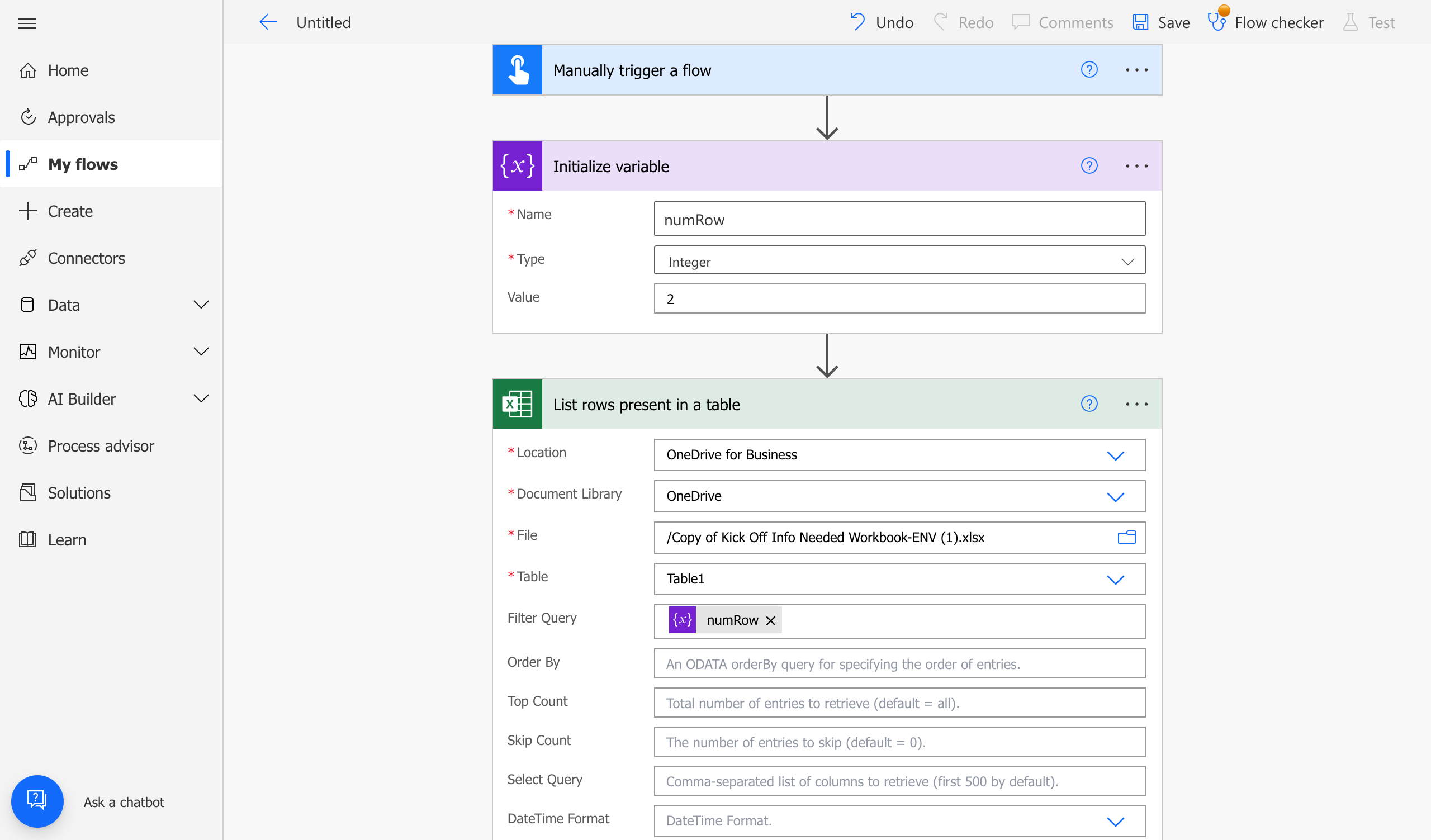 Creating iLab Services From Excel Spreadsheet - Power Platform Community