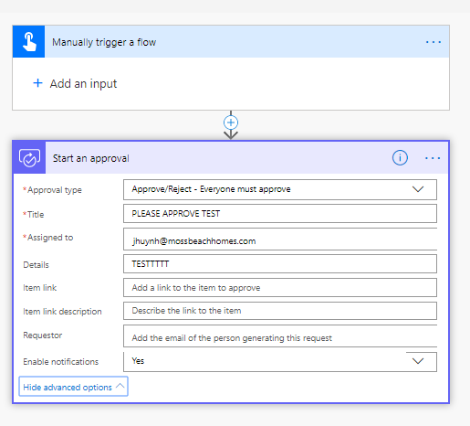 Flow configuration