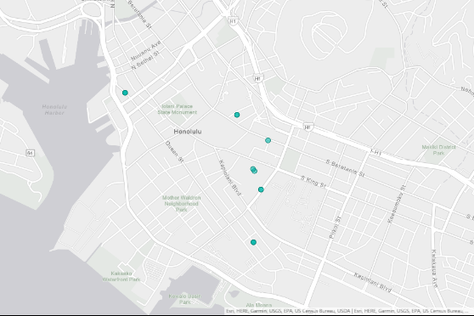 PowerBI ESRI Mapped Location