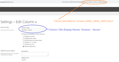 Column - Amazon - Secure