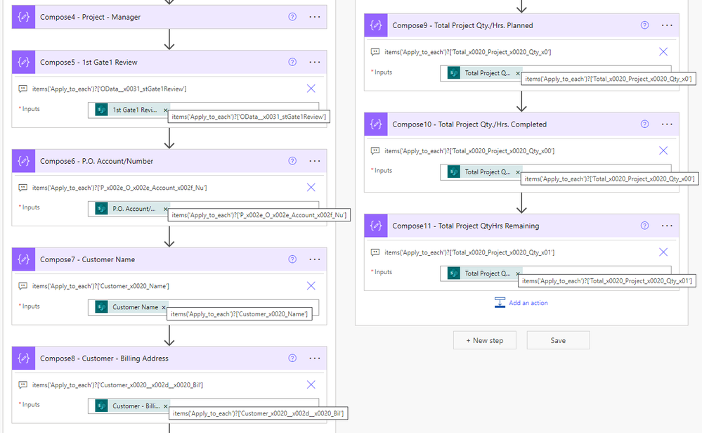 Dynamic Content - item expression column names