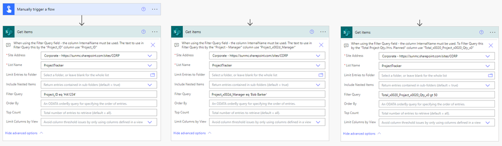 Get Items - Filter Query examples