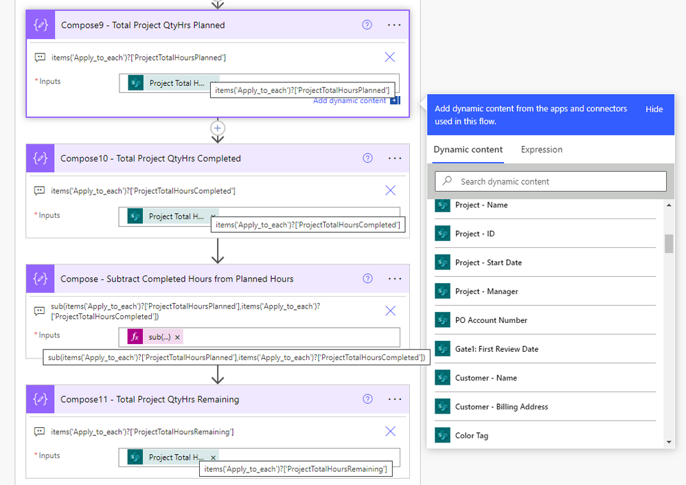 Better List - Dynamic Content is Easier to Read in Power Automate