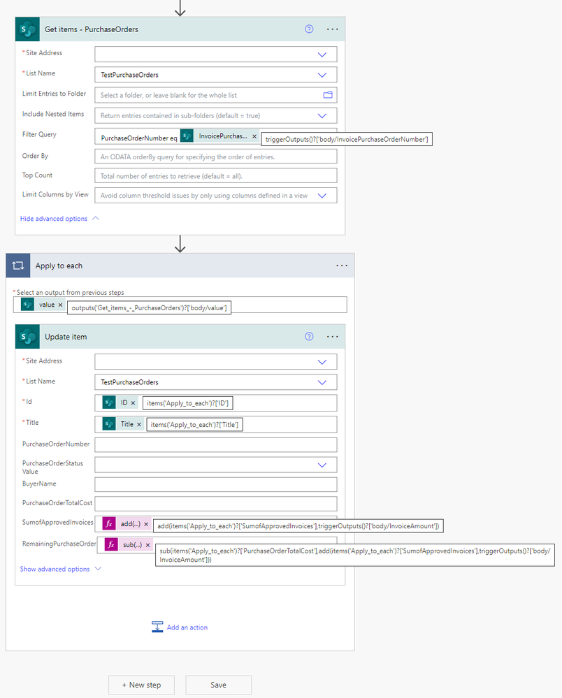 Flow Overview - Zoom Get Items and Update Items