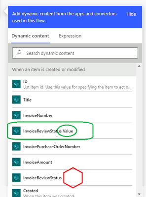 SharePoint Choice Column VALUE