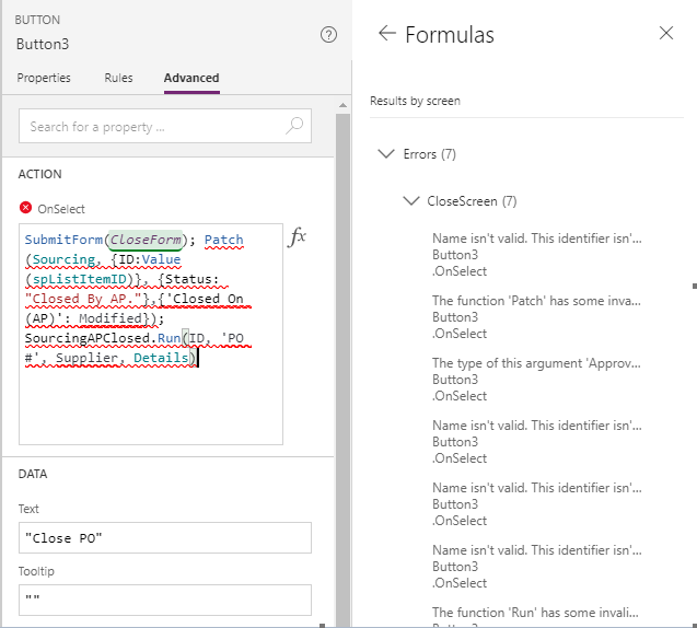 Other functions broken after 3.19062.18 release