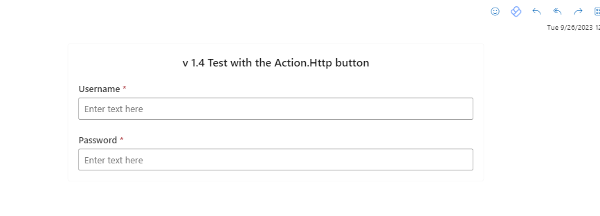 Action.Http button