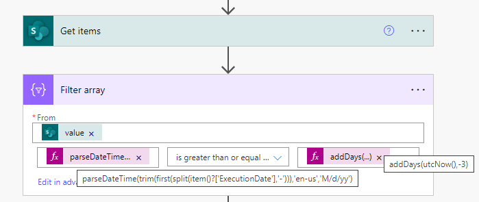 Basic Filter Array Example