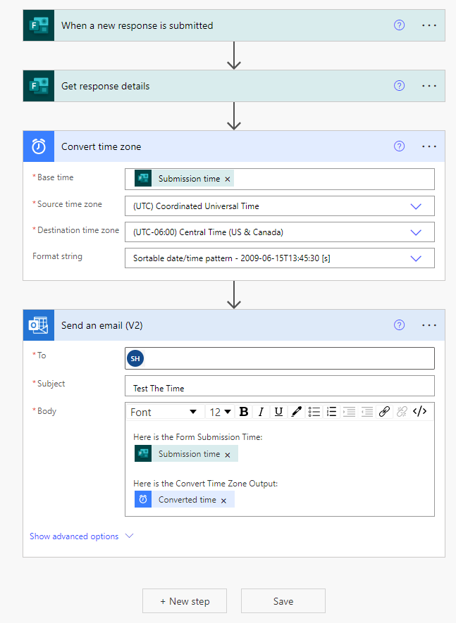 Send Email Basic Flow