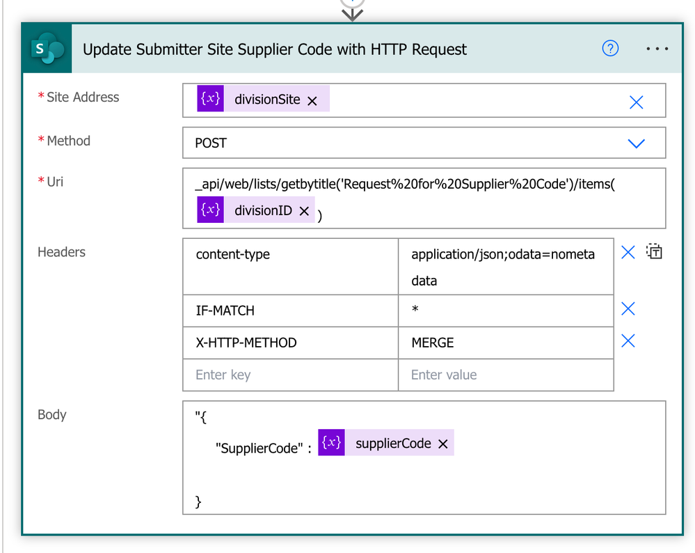 supperCode variable is of string type