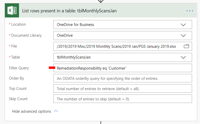 Flow Filter query with spaces.PNG