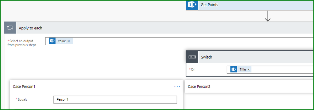 Switch control inside an apply to each